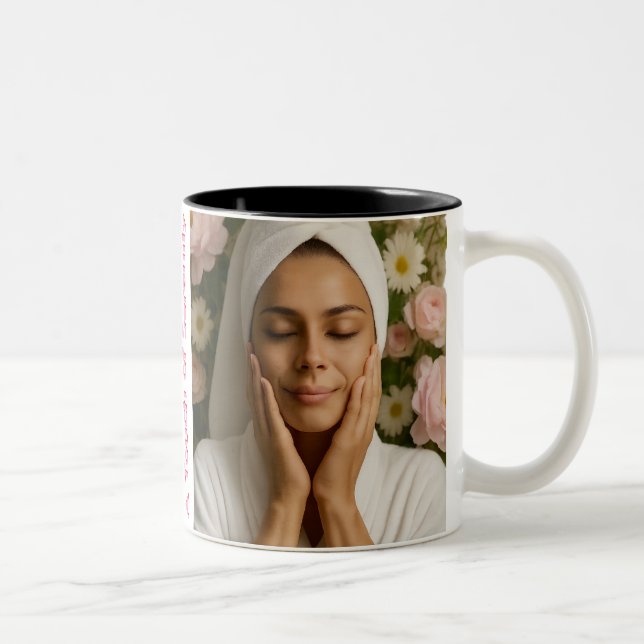 Serenity Spa Glow Zweifarbige Tasse (Rechts)
