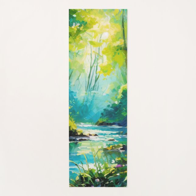 Serenity Stream Yoga Mat Yogamatte (Vorderseite)