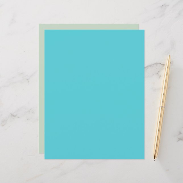 Serenity Sunset on Sea Dot Mandala Scrapbook Paper (Vorderseite/Rückseite Beispiel)