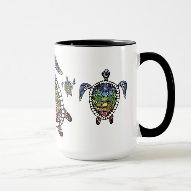 Serenity Turtle Chakren Tasse (Rechts)