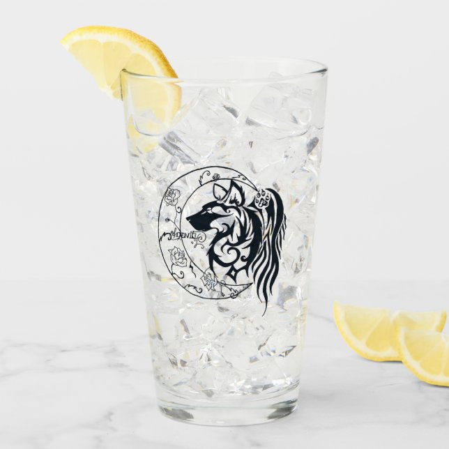 Serenityofthe Herz - Glass Cup Glas (Vorderseite Ice)