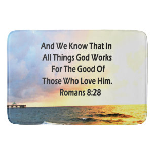SERENROMANS 8:28 SCRIPTURE VERSE BADEMATTE
