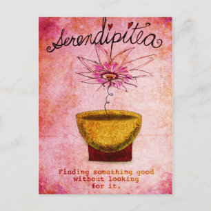 SerentipiTEA 19. Februar Was mein Tee mir sagt Postkarte