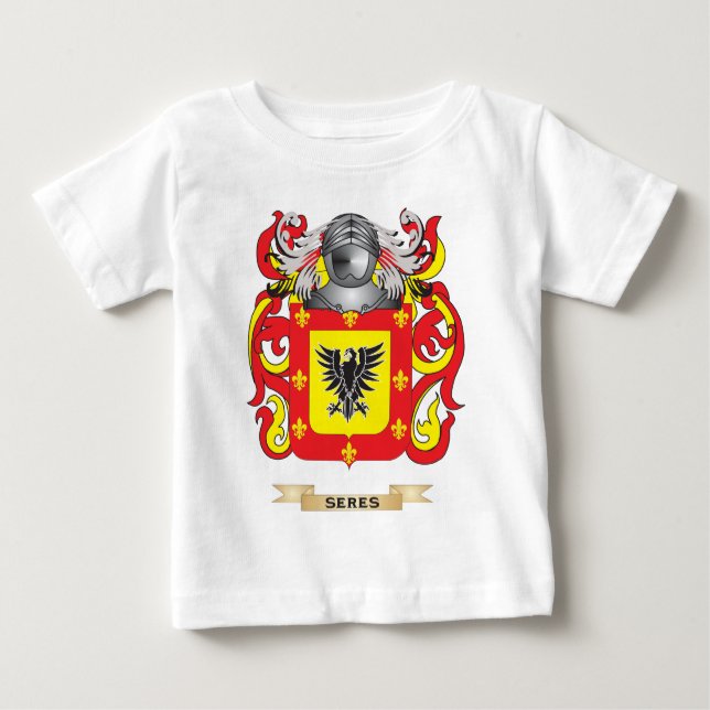 Seres Wappen (Familienwappen) Baby T-shirt (Vorderseite)