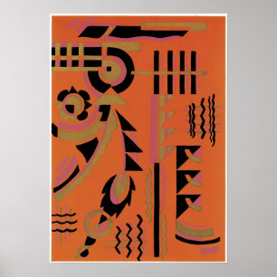 Serge Gladky Jazz Art Poster