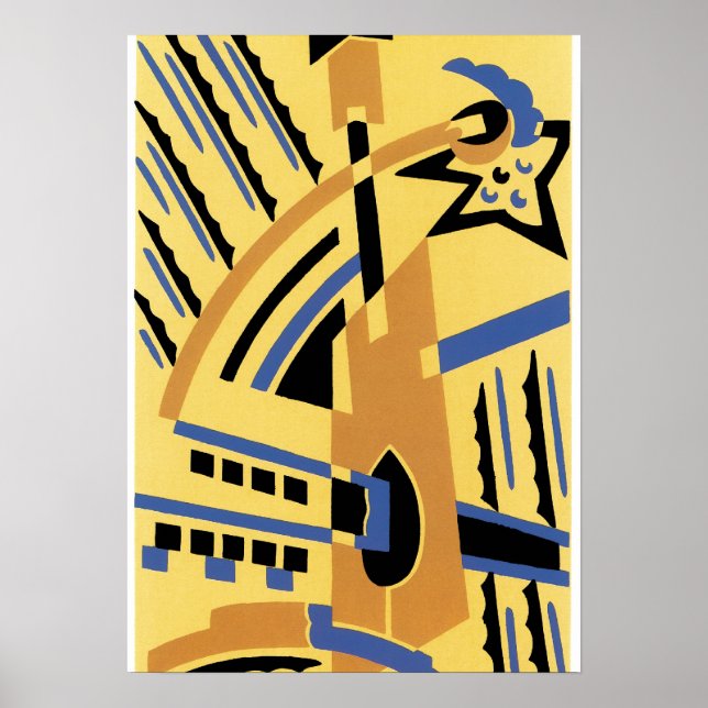 Serge Gladky Jazz Art Poster (Vorne)