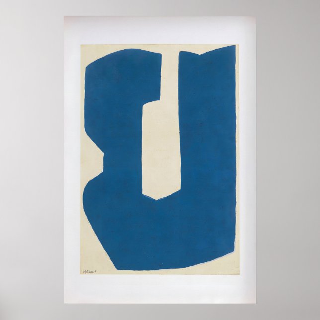 Serge Poliakoff Composition Abstraite 1965 Poster (Vorne)