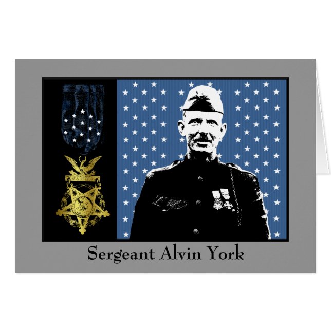Sergeant Alvin York - Ehrenmedaille Sieger (Vorderseite (Horizontal))