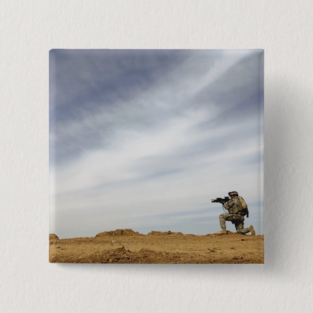 Sergeant bietet Sicherheit Button (Vorderseite)