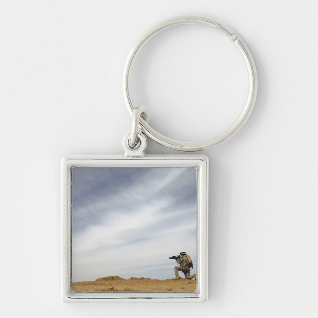 Sergeant bietet Sicherheit Schlüsselanhänger (Vorne)