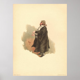 Sergeant Buzfuz von Kyd Dickens The Pickwick Paper Poster