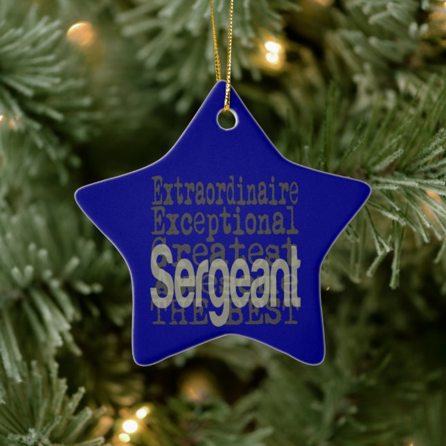 Sergeant Extraordinaire Keramik Ornament (Baum)