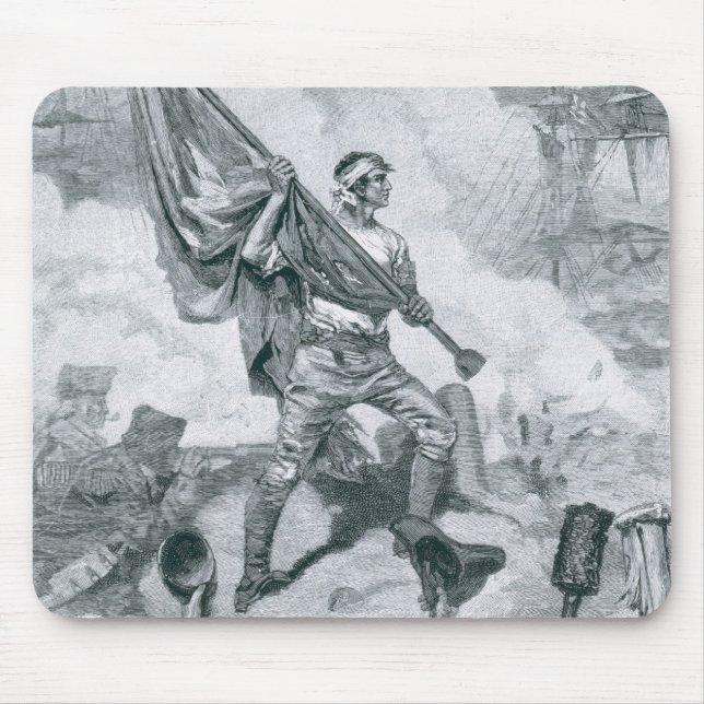 Sergeant-Jaspis am Kampf des Forts Moultrie Mousepad (Vorne)