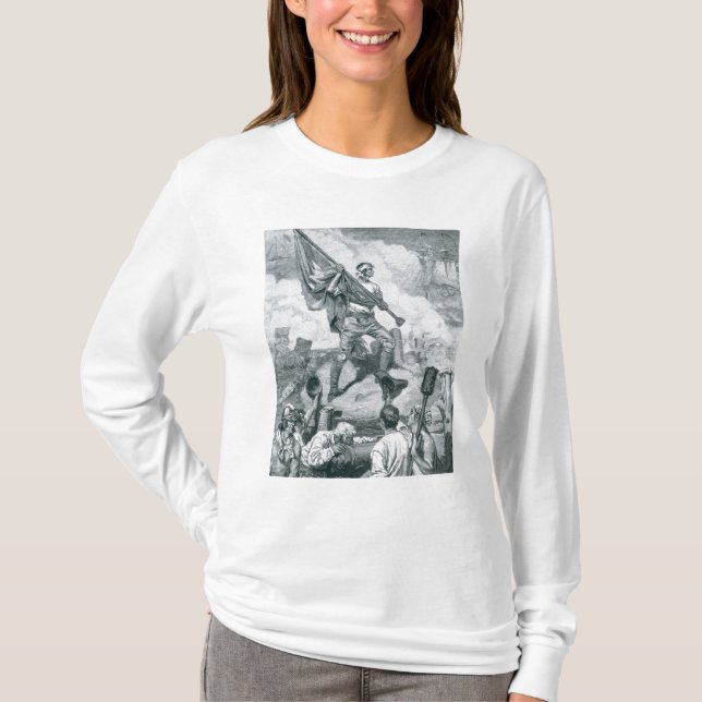 Sergeant-Jaspis am Kampf des Forts Moultrie T-Shirt (Vorderseite)