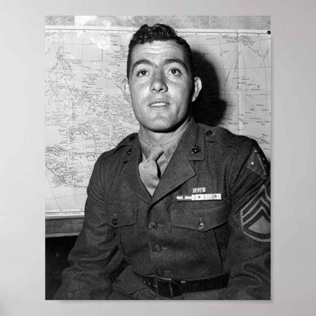 Sergeant John Basilone - Zweiter Weltkrieg - 1943 Poster (Vorne)