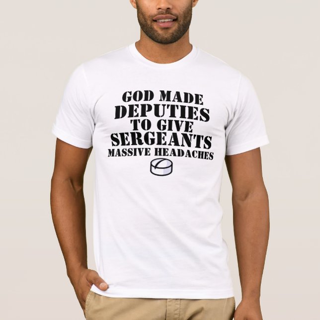 Sergeant-Kopfschmerzen T-Shirt (Vorderseite)