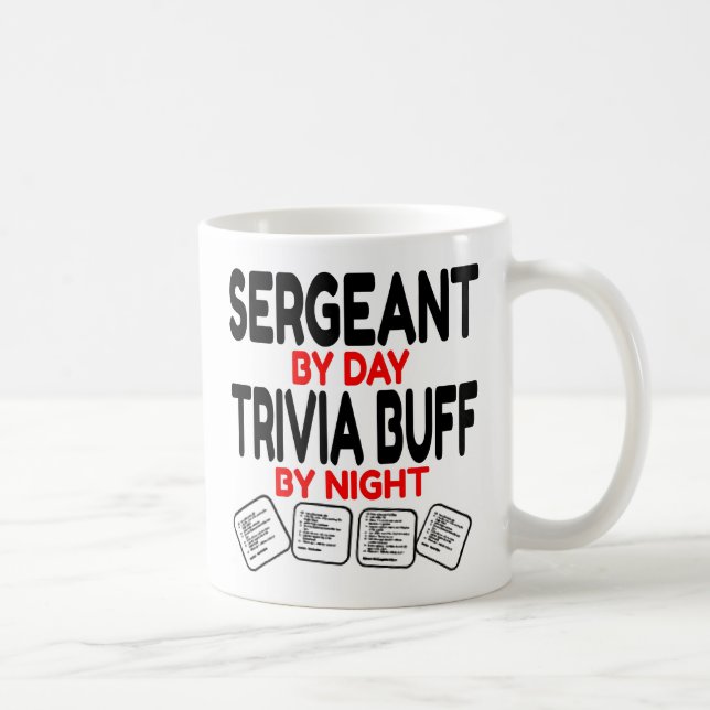 Sergeant Lieben Trivia Kaffeetasse (Rechts)