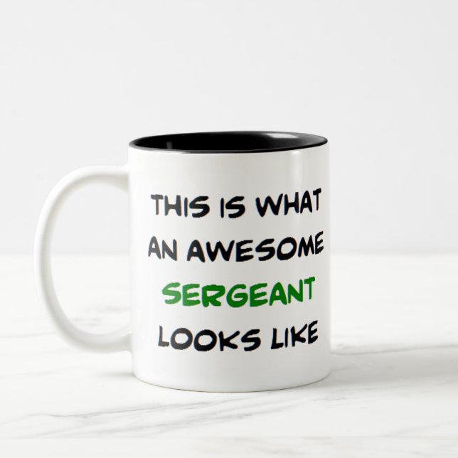 Sergeant, phantastisch zweifarbige tasse (Links)