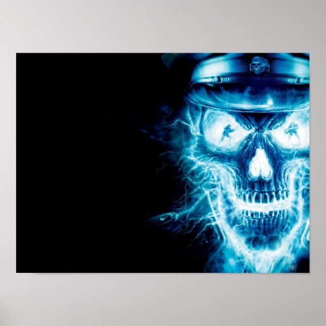"Sergeant Skull" posters Poster (Vorne)