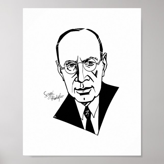 Sergei Prokofiev Poster (Vorne)