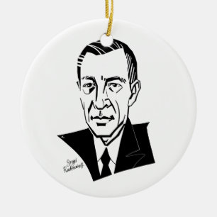 Sergei Rachmaninoff Keramik Ornament