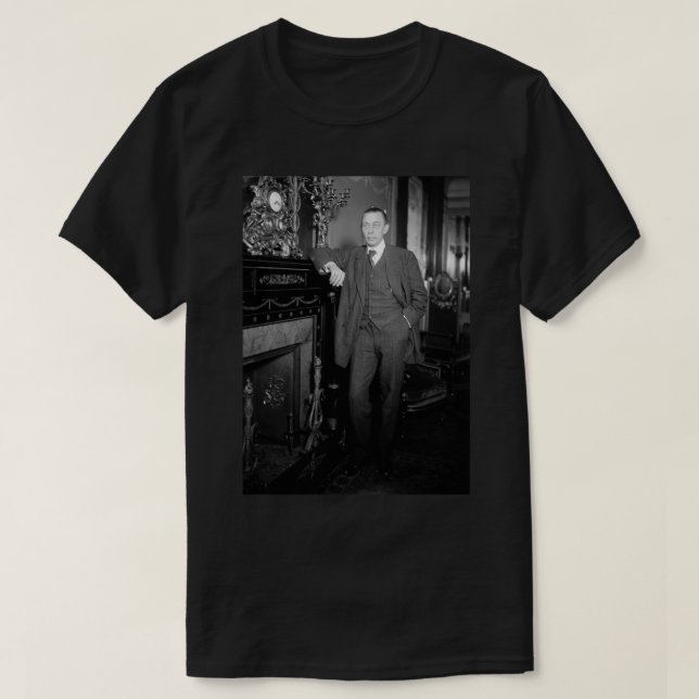 Sergei Rachmaninoff Portrait - Circa 1915 Fotogra T-Shirt (Design vorne)