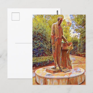 Sergei Rachmaninoff Statue von Knoxville Postkarte