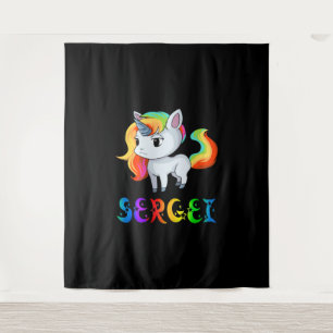 Sergei Unicorn Wandteppich