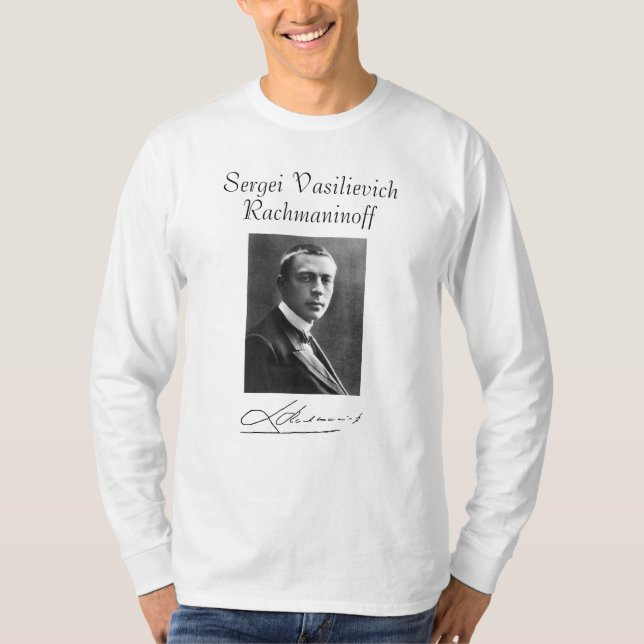 SERGEI VASILIEVICH RACHMANINOFF T-Shirt (Vorderseite)