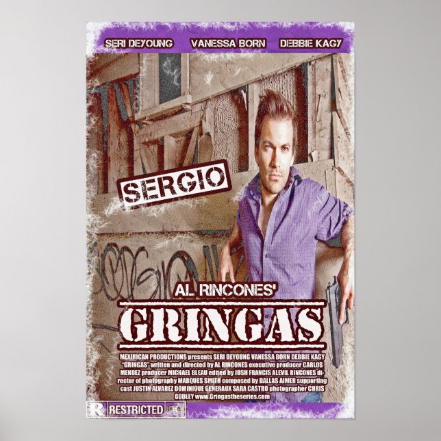Sergio - Gringas Movie Poster (Vorne)