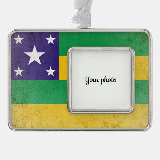 Sergipe Rahmen-Ornament Silber (Vorderseite)