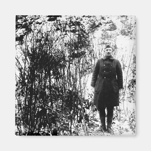 Sergt. Alvin C. York, 328. Infantry_War Image Magnet (Vorne)