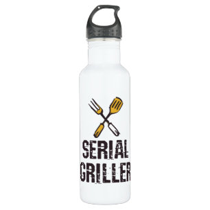 Serial Griller Grill GRILLEN Master Grill Besteck Edelstahlflasche