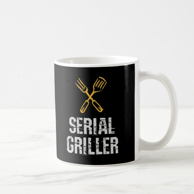 Serial Griller Grill GRILLEN Master Grill Besteck Kaffeetasse (Rechts)
