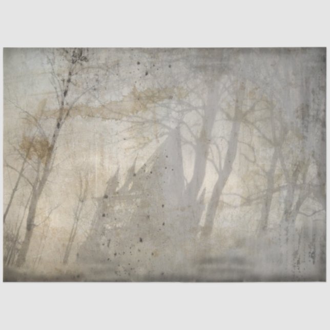 Serie Gothic Castle Design 1 Seidenpapier (Vorderseite)