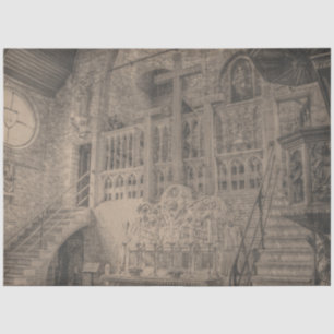Serie Gothic Castle Design 3 Seidenpapier