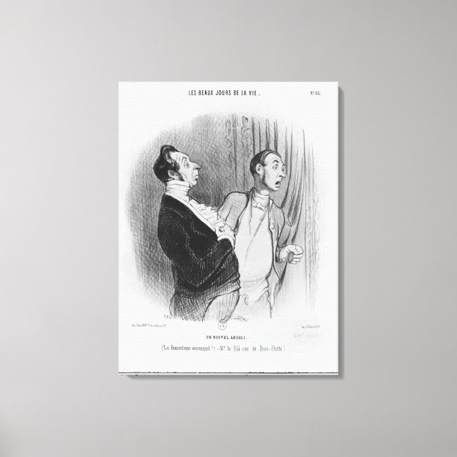 Serie 'Les beaux jours de la vie', A new Leinwanddruck (Vorderseite)