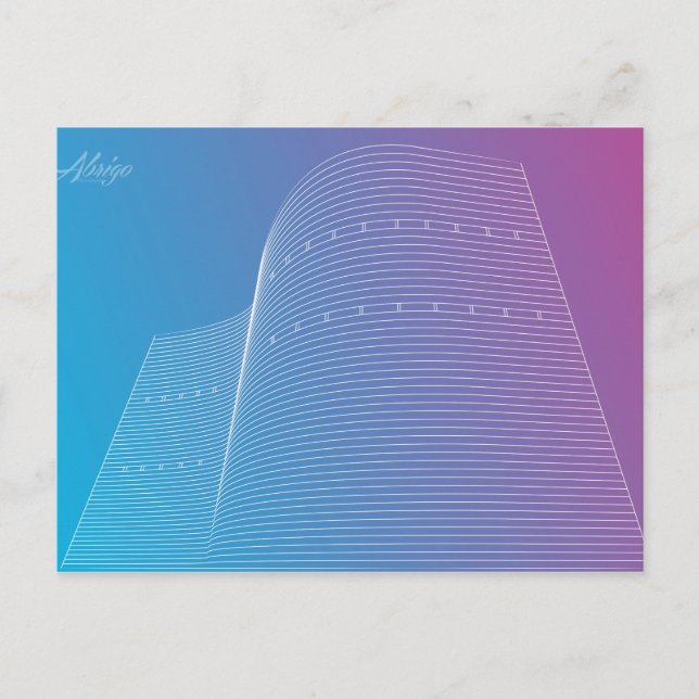 Série Oscar Niemeyer Postkarte (Vorderseite)