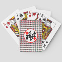 SERIE POKER CARTA 4 RED & BLACK TAZA
