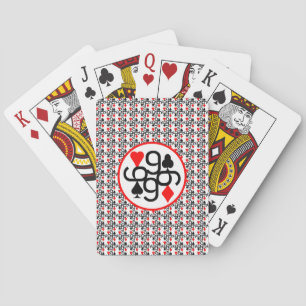 SERIE POKER CARTA 9 RED & BLACK TAZA SPIELKARTEN