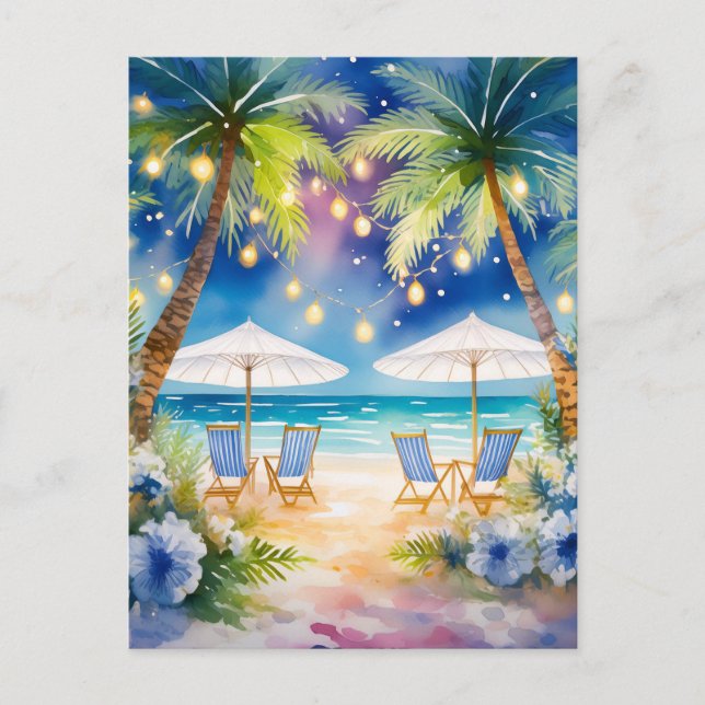 Serie Santa Barbara von Artist Jan Turner Postkarte (Vorderseite)