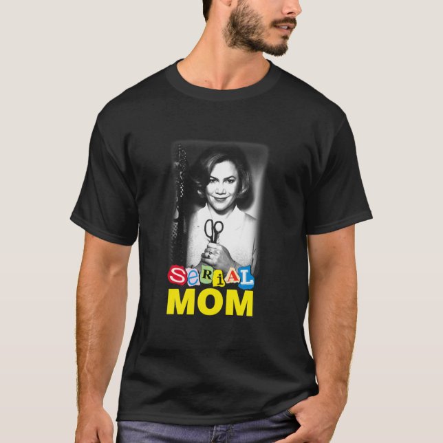 Serielle Mama! V-Ausschnitt T-Shirt (Vorderseite)