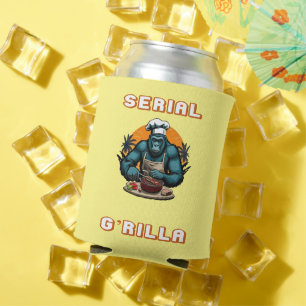 Serieller G'rilla Meister BBQ Griller Spaß Pun Dosenkühler