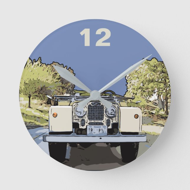 SERIEN RUNDE WANDUHR (Vorderseite)