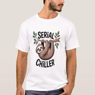 Serienkiller-Faultier hängt an einem Ast T-Shirt