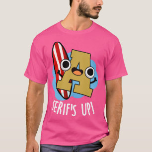 Seriennummern für lustige Schriftart-Typen T-Shirt