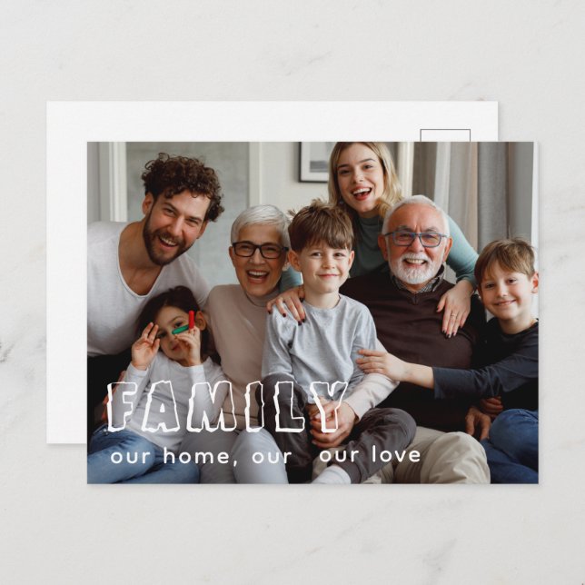 Serienskriptklassenkorb Postkarte (Vorne/Hinten)