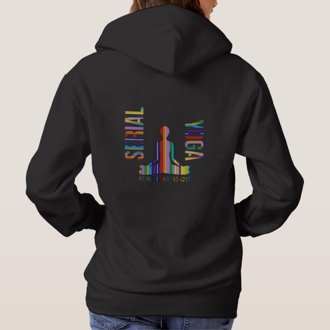Serienyoga - gekleidetes Sweatshirt (Rückseite)