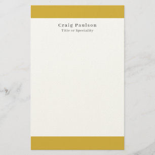 Serif-Schriftart Einfach Professionell Schlicht Go Briefpapier