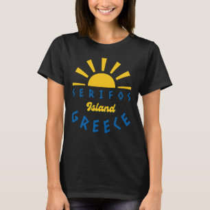 Serifos Insel, Griechenland - Sonnenschein Damen S T-Shirt